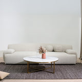 Goldendune 4 Seater Sofa - Oatmeal Beige Sofa Ace-Core