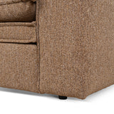 Bucha 3 Seater Fabric Sofa - Almond Brown Sofa Iggy-Core