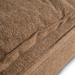 Bucha 3 Seater Fabric Sofa - Almond Brown Sofa Iggy-Core