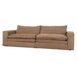 Bucha 3 Seater Fabric Sofa - Almond Brown Sofa Iggy-Core