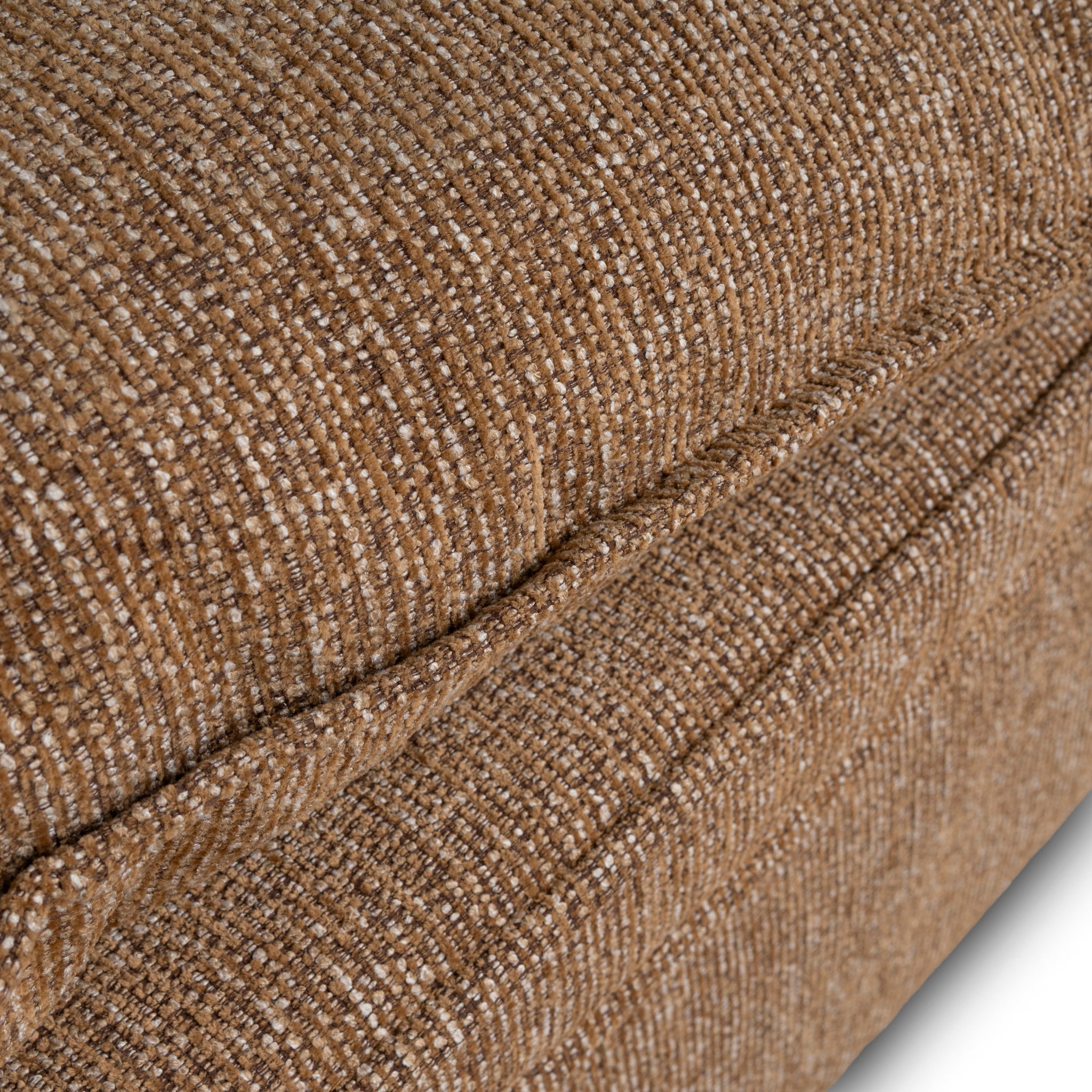 Bucha 2 Seater Fabric Sofa - Almond Brown Sofa Iggy-Core