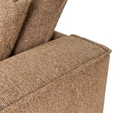 Bucha 2 Seater Fabric Sofa - Almond Brown Sofa Iggy-Core