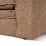 Bucha 2 Seater Fabric Sofa - Almond Brown Sofa Iggy-Core