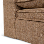 Bucha 2 Seater Fabric Sofa - Almond Brown Sofa Iggy-Core