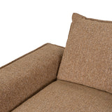 Bucha 2 Seater Fabric Sofa - Almond Brown Sofa Iggy-Core