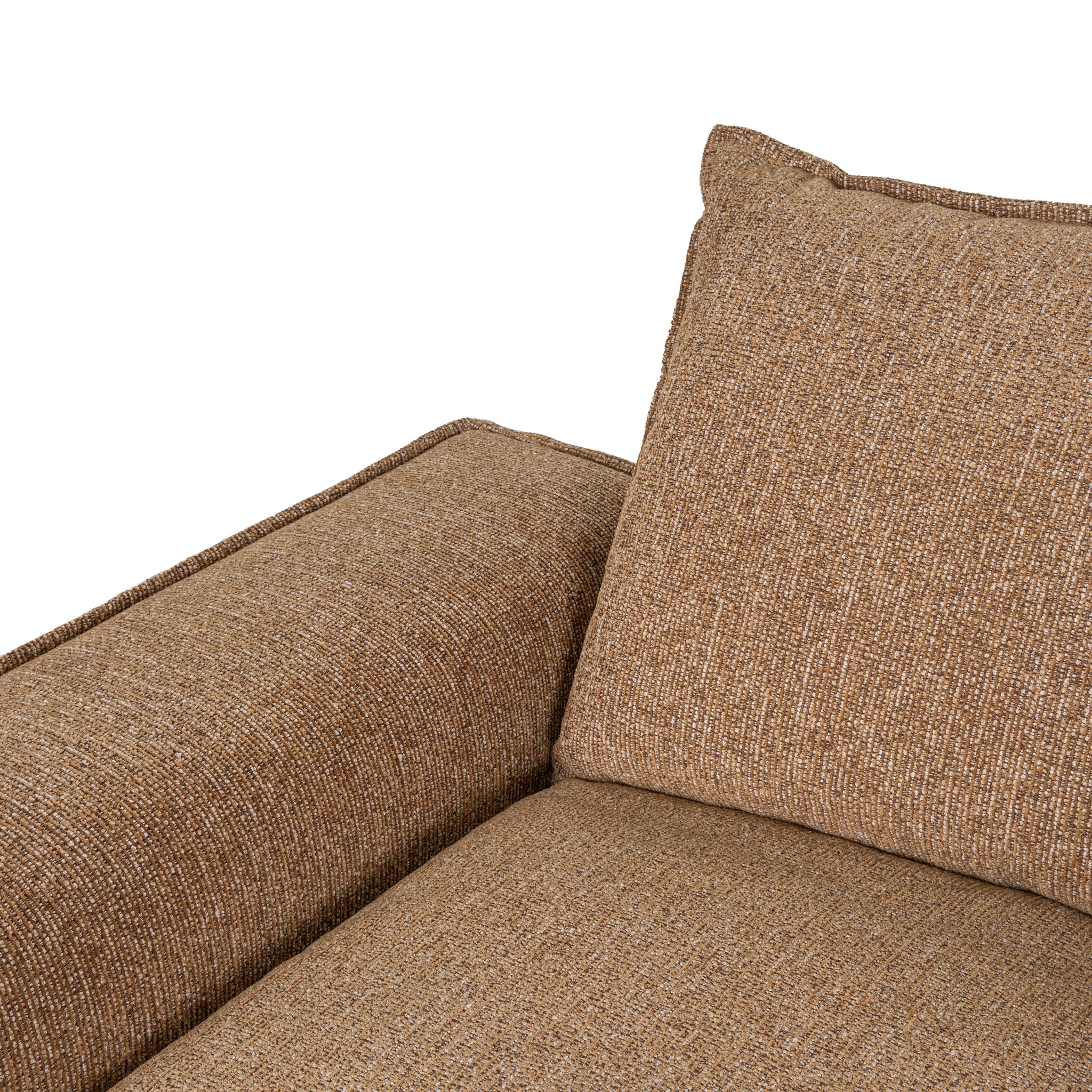 Bucha 2 Seater Fabric Sofa - Almond Brown Sofa Iggy-Core