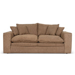 Bucha 2 Seater Fabric Sofa - Almond Brown Sofa Iggy-Core