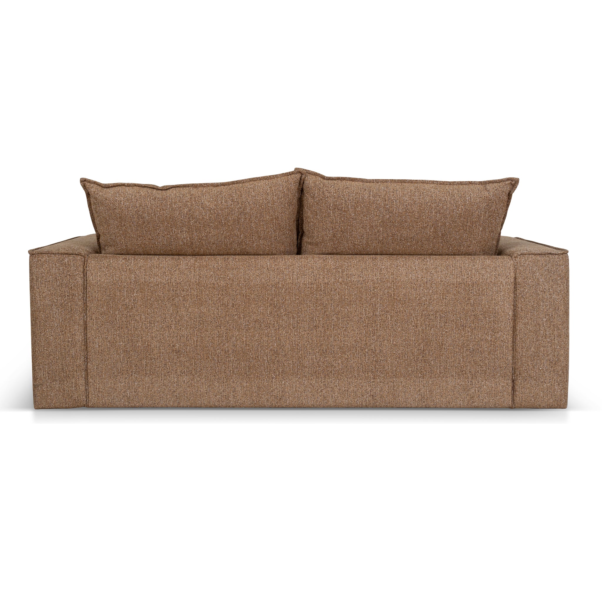 Bucha 2 Seater Fabric Sofa - Almond Brown Sofa Iggy-Core