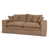 Bucha 2 Seater Fabric Sofa - Almond Brown Sofa Iggy-Core