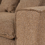 Bucha 2 Seater Fabric Sofa - Almond Brown Sofa Iggy-Core