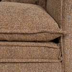 Bucha 2 Seater Fabric Sofa - Almond Brown Sofa Iggy-Core