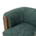 Montara Walnut Armchair - Bush Green Armchair Nicki-Core