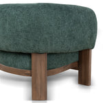 Montara Walnut Armchair - Bush Green Armchair Nicki-Core