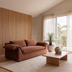 Horizon 3 Seater Sofa - Burnt Brown Sofa Casa-Core