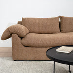 Horizon 3 Seater Sofa - Almond Brown Sofa Casa-Core
