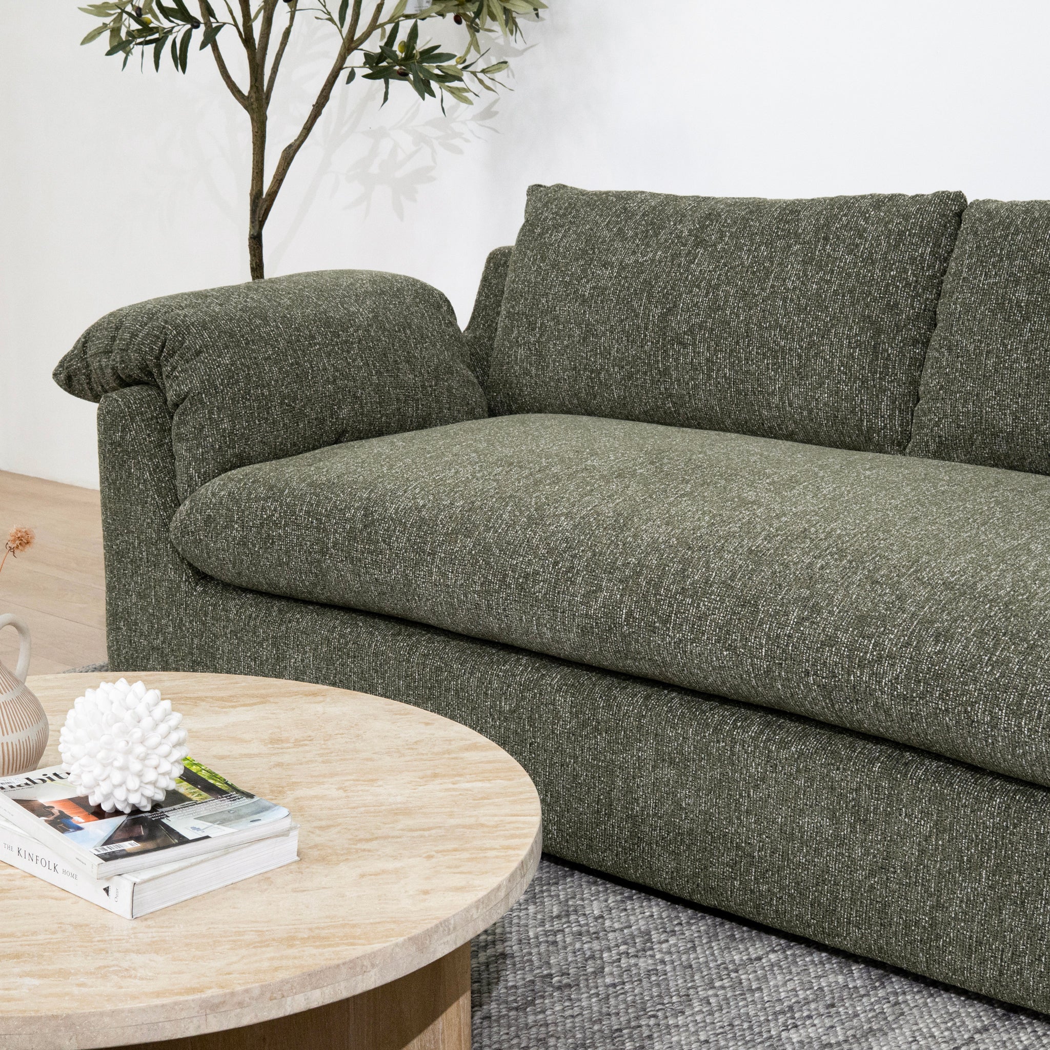 Horizon 3 Seater Sofa - Canopy Green Sofa Casa-Core