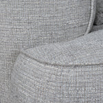 Carina Right Chaise Sofa - Chrome Grey Chaise Lounge KJ Sofa-Core