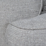 Carina Right Chaise Sofa - Chrome Grey Chaise Lounge KJ Sofa-Core