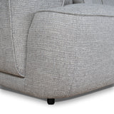 Carina Right Chaise Sofa - Chrome Grey Chaise Lounge KJ Sofa-Core