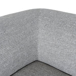 Carina Right Chaise Sofa - Chrome Grey Chaise Lounge KJ Sofa-Core