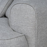 Carina Left Chaise Sofa - Chrome Grey Chaise Lounge KJ Sofa-Core