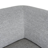 Carina Left Chaise Sofa - Chrome Grey Chaise Lounge KJ Sofa-Core