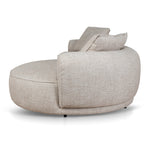 Carina Right Chaise Sofa - Pale Beige Chaise Lounge KJ Sofa-Core