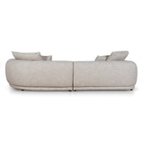 Carina Right Chaise Sofa - Pale Beige Chaise Lounge KJ Sofa-Core