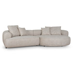 Carina Right Chaise Sofa - Pale Beige Chaise Lounge KJ Sofa-Core