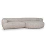 Carina Right Chaise Sofa - Pale Beige Chaise Lounge KJ Sofa-Core