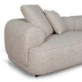 Carina Right Chaise Sofa - Pale Beige Chaise Lounge KJ Sofa-Core
