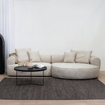 Carina Right Chaise Sofa - Pale Beige Chaise Lounge KJ Sofa-Core