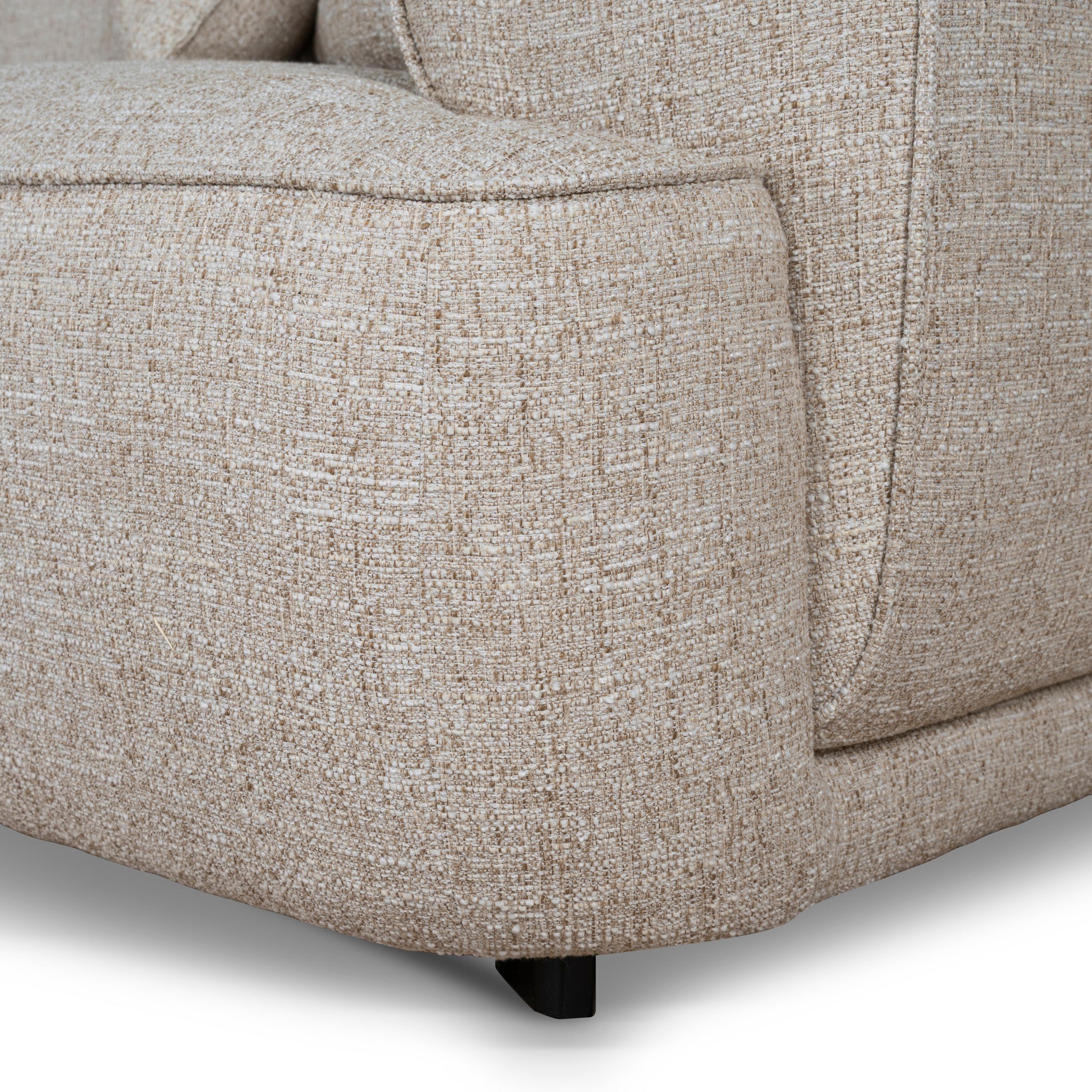 Carina Left Chaise Sofa - Pale Beige Chaise Lounge KJ Sofa-Core