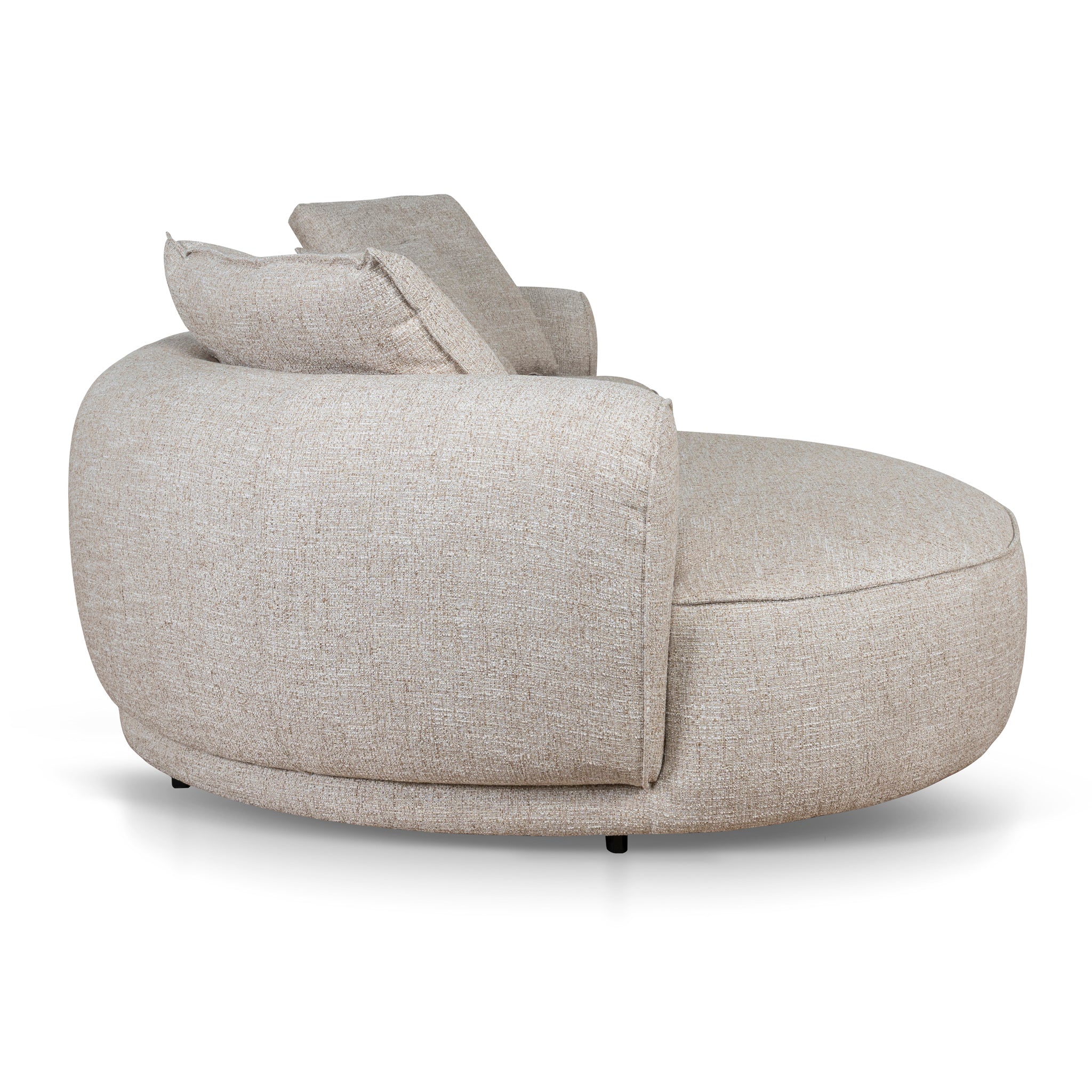 Carina Left Chaise Sofa - Pale Beige Chaise Lounge KJ Sofa-Core