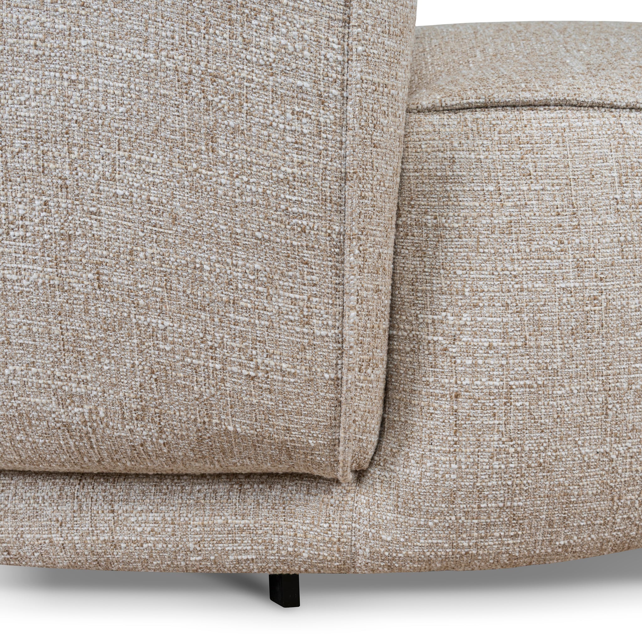 Carina Left Chaise Sofa - Pale Beige Chaise Lounge KJ Sofa-Core