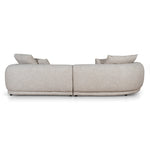 Carina Left Chaise Sofa - Pale Beige Chaise Lounge KJ Sofa-Core