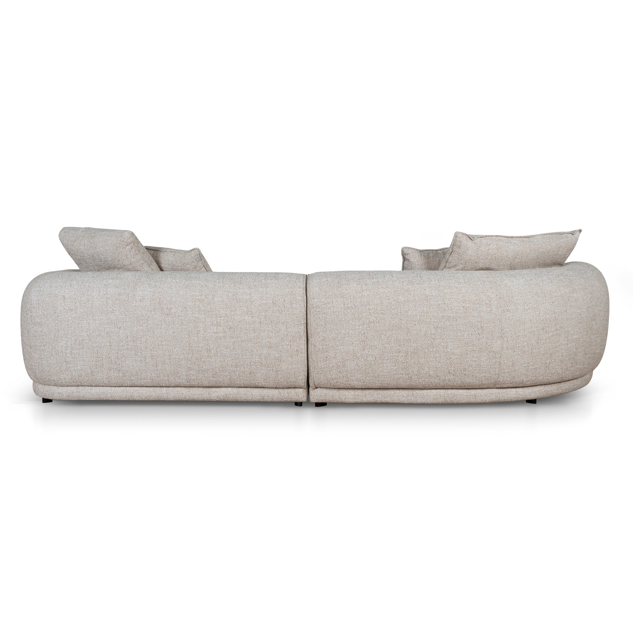 Carina Left Chaise Sofa - Pale Beige Chaise Lounge KJ Sofa-Core