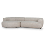 Carina Left Chaise Sofa - Pale Beige Chaise Lounge KJ Sofa-Core