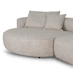 Carina Left Chaise Sofa - Pale Beige Chaise Lounge KJ Sofa-Core