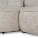 Carina Left Chaise Sofa - Pale Beige Chaise Lounge KJ Sofa-Core