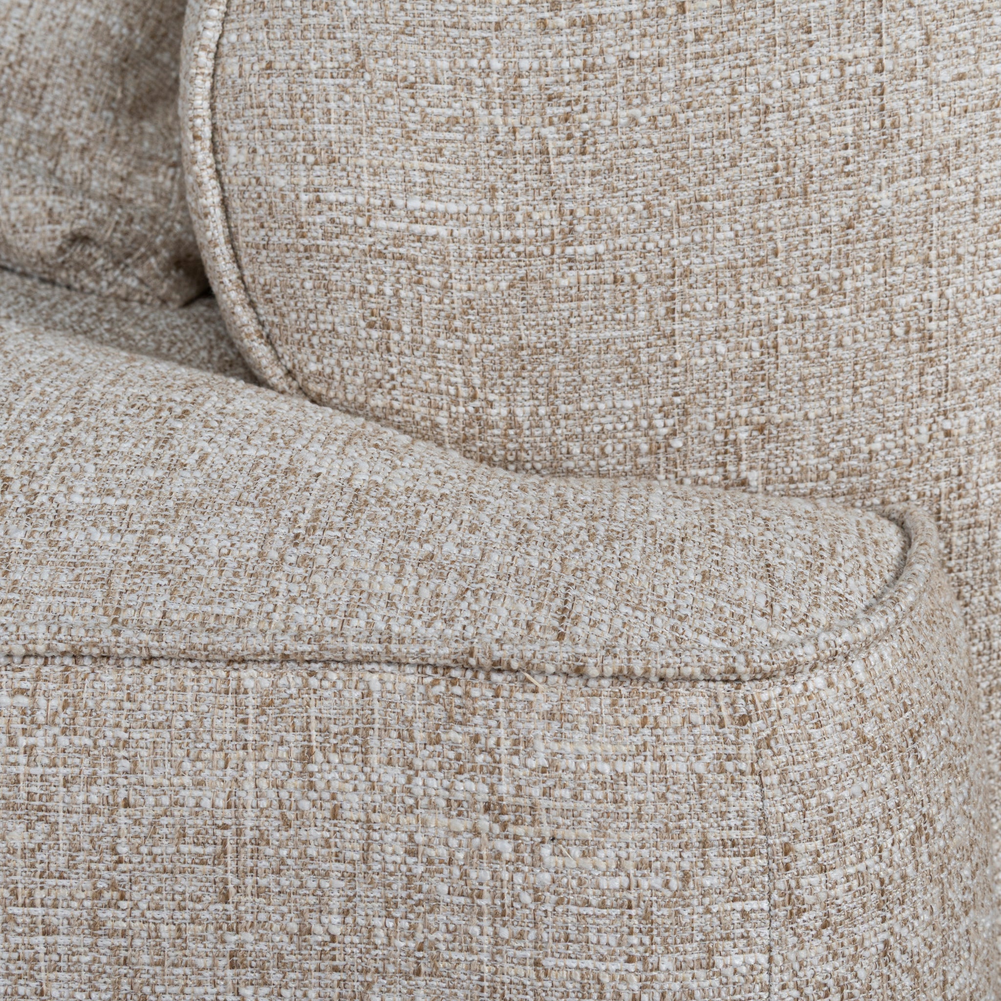 Carina Left Chaise Sofa - Pale Beige Chaise Lounge KJ Sofa-Core