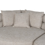 Rowe Left Chaise Sofa - Pale Beige Chaise Lounge KJ Sofa-Core