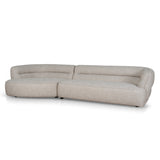 Rowe Left Chaise Sofa - Pale Beige Chaise Lounge KJ Sofa-Core