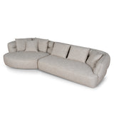 Rowe Left Chaise Sofa - Pale Beige Chaise Lounge KJ Sofa-Core