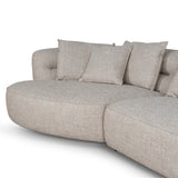 Rowe Left Chaise Sofa - Pale Beige Chaise Lounge KJ Sofa-Core