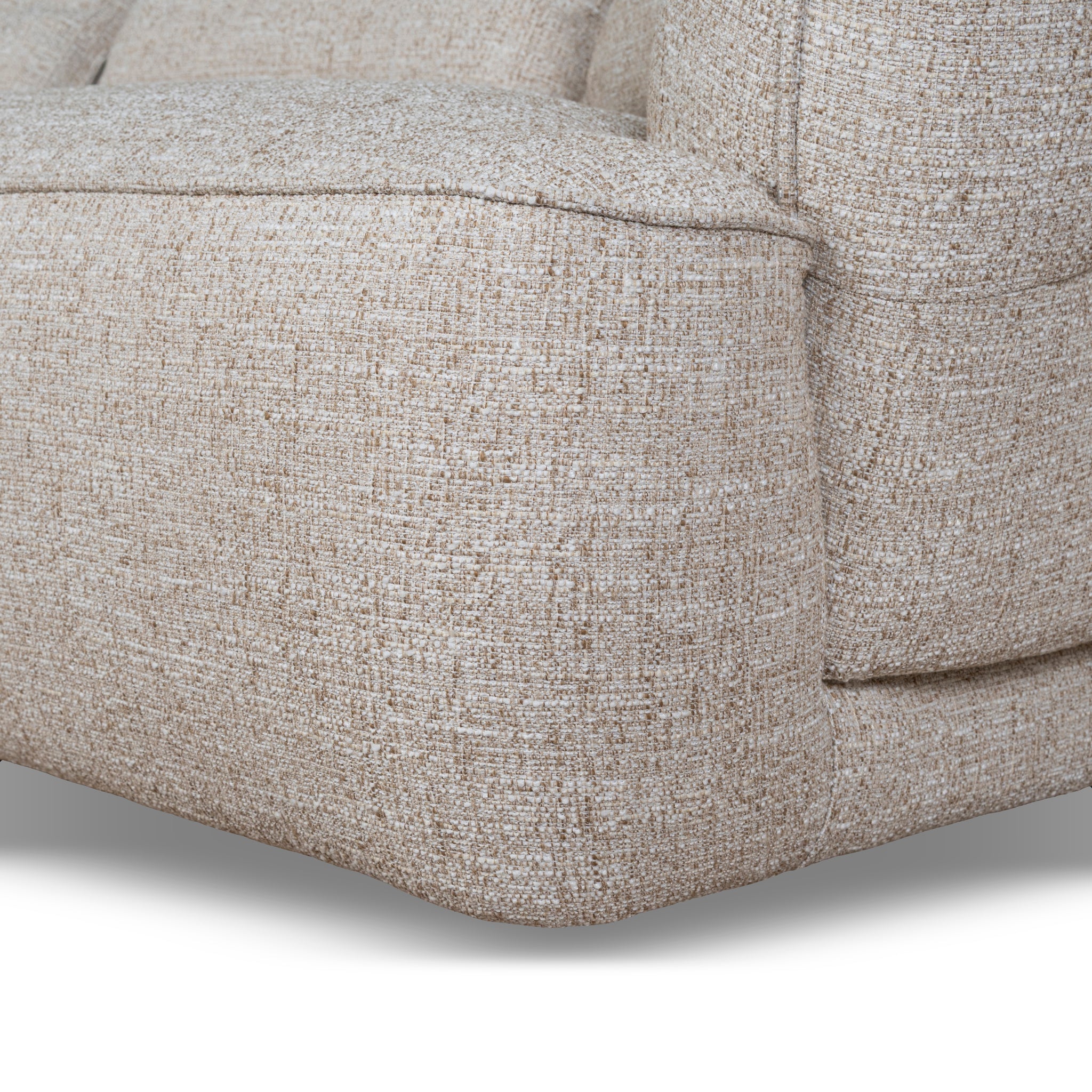 Rowe Left Chaise Sofa - Pale Beige Chaise Lounge KJ Sofa-Core