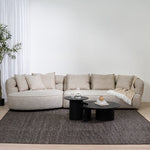 Rowe Left Chaise Sofa - Pale Beige Chaise Lounge KJ Sofa-Core