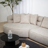 Rowe Left Chaise Sofa - Pale Beige Chaise Lounge KJ Sofa-Core