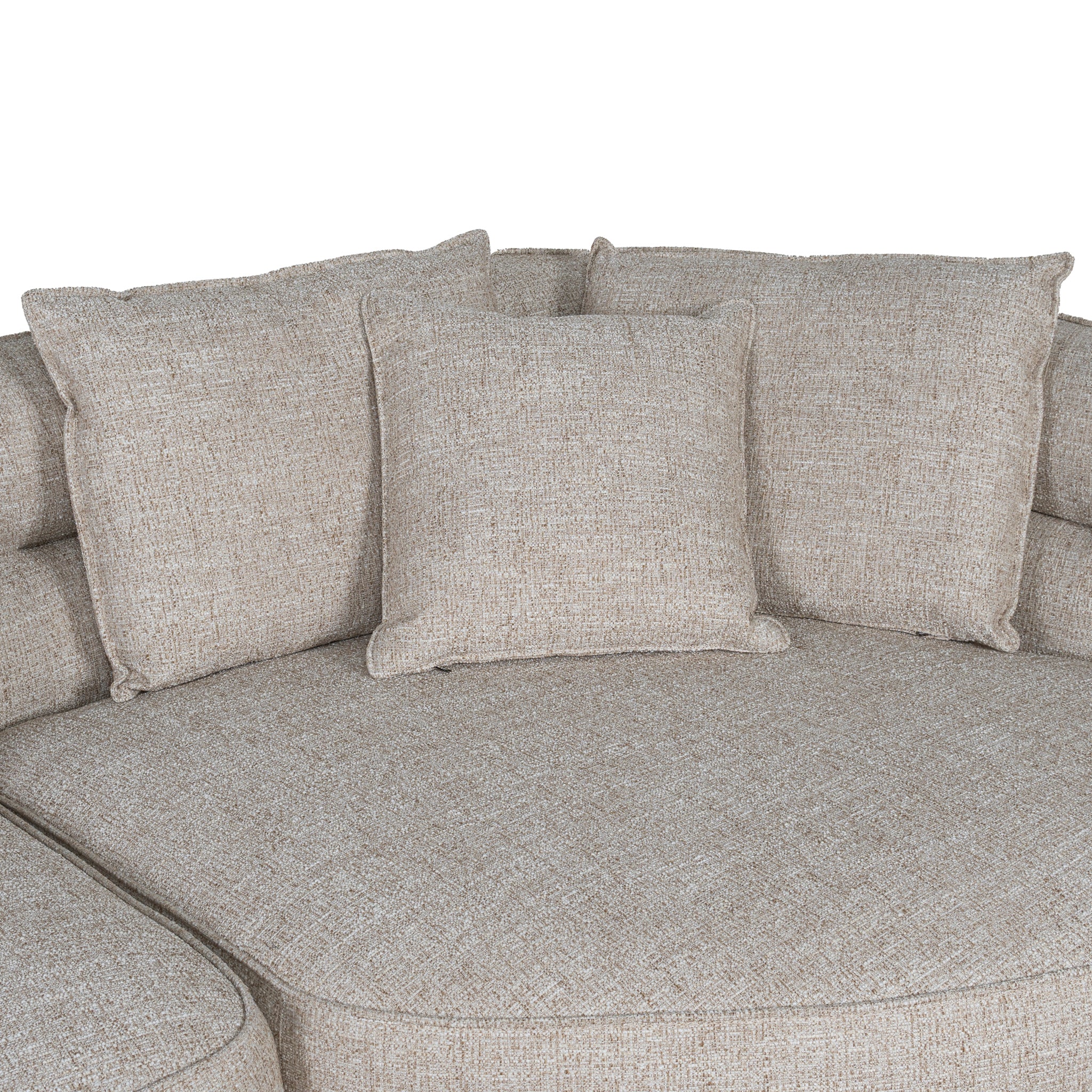 Rowe Right Chaise Sofa - Pale Beige Chaise Lounge KJ Sofa-Core