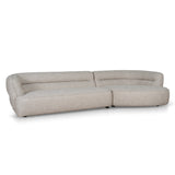 Rowe Right Chaise Sofa - Pale Beige Chaise Lounge KJ Sofa-Core